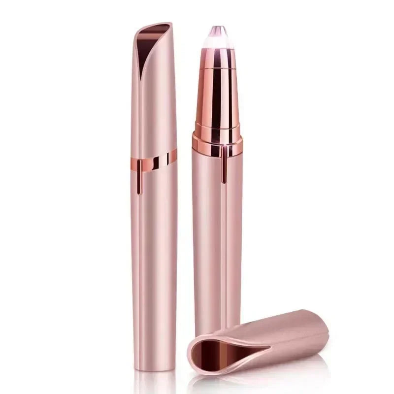Women Mini Facial Hair Remover Electric Eyebrow Trimmer Security Hair Removal Eye Brow Epilator Shaper Shaver Painless Razor