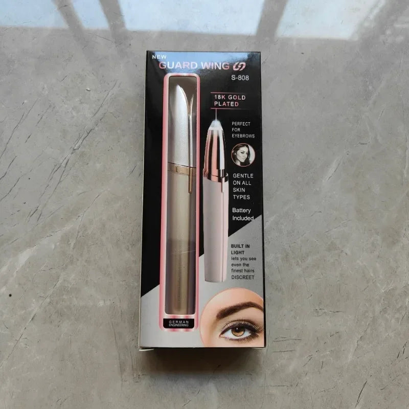 1PC Smart Electric Eyebrow Trimmer Pen USB Charging Automatic Facial Hair Remover for Women Men Beauty Tool Instant Clean