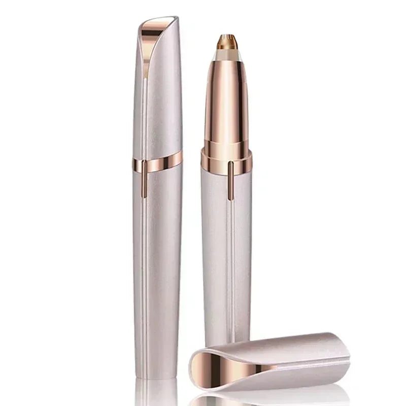 Women Mini Facial Hair Remover Electric Eyebrow Trimmer Security Hair Removal Eye Brow Epilator Shaper Shaver Painless Razor