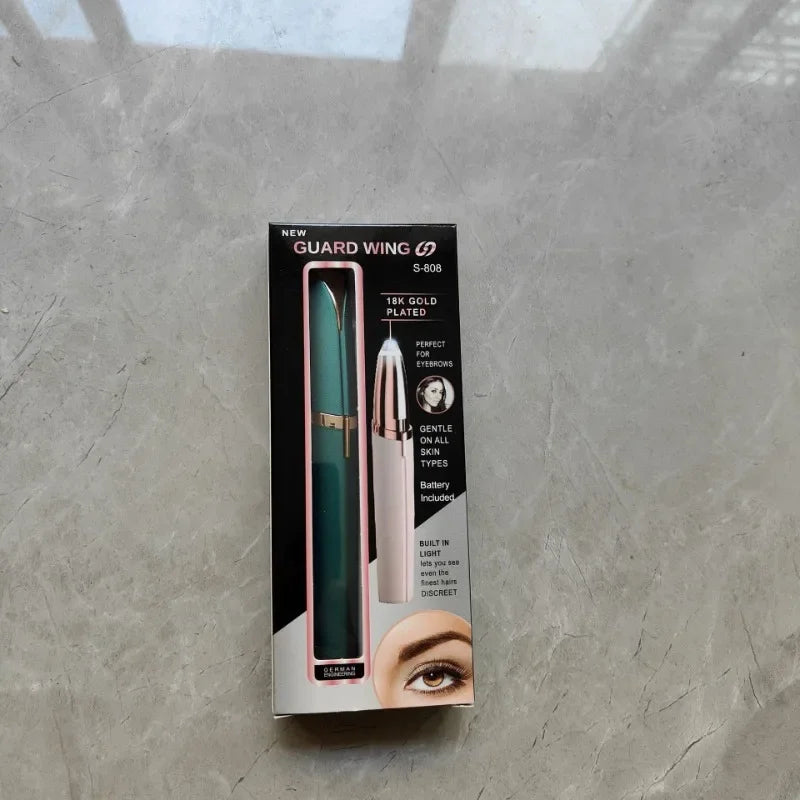 1PC Smart Electric Eyebrow Trimmer Pen USB Charging Automatic Facial Hair Remover for Women Men Beauty Tool Instant Clean